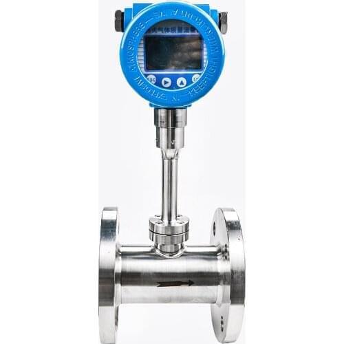 Lpg gas steam flow meter vortex flowmeter for river plastic co2