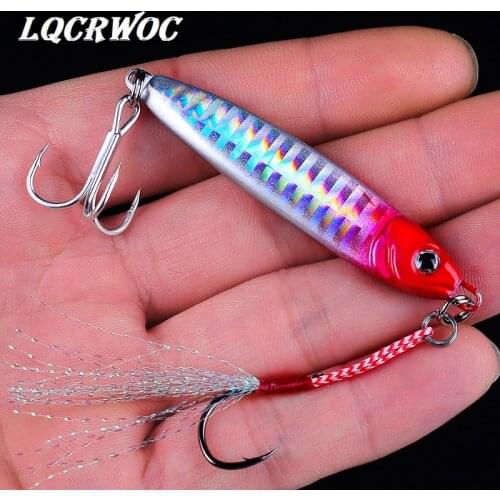 HOT NEW 15g 20g 30g fishing jigging lure spinnerbait whopper plopper minnow ice fish bass tuna lures saltwater jigs pesca spoon