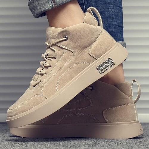 Mens Board Shoes Autumn and Winter New Fashion Casual Shoes All-match Student Shoes Outdoor Skateboard Shoes Trend Mens Shoes