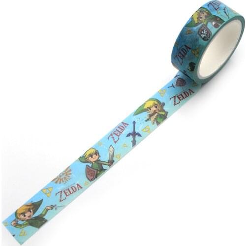 Outdoor Adventure Washi Paper Color PDA Adhesive Tape Diary Hand Account Decorative Sticker Office Glassine Tape AL2824
