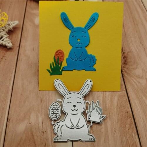 Rabbit Easter Metal Cutting Dies for DIY Scrapbooking Album Paper Cards Decorative Crafts Embossing Die Cuts