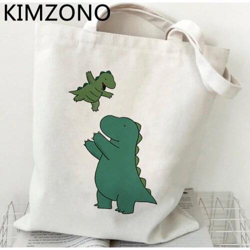 Dinosaur shopping bag bolso eco tote handbag bolsa shopper bag tote bolsas reutilizables reciclaje cabas
