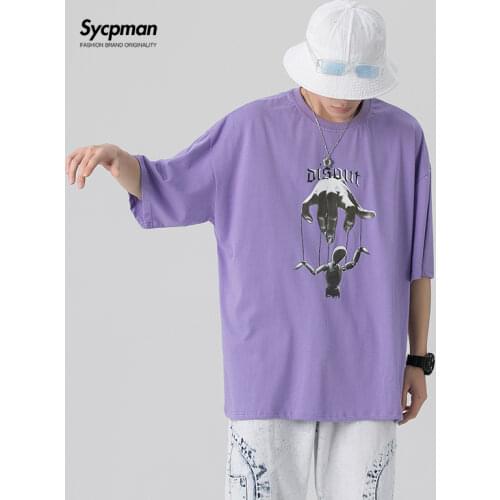 SYCPMAN Men's T-shirts With Print
