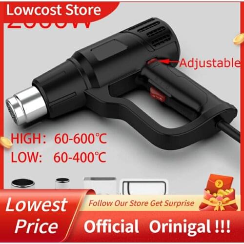 EU PLUG Air Dryer Fan For Shrink Wrapping Shrink With Solder Thermal Blow Heat Gun Industrial Thermoregulator Hot Air Gun