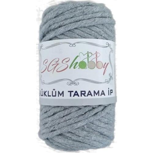 Twisted Cotton Macrame (Macrame) Scanning Floss Gray 250 Gram 100% Cotton 4mm Cord Colorful Braided Solid Core Cord For DIY Mac
