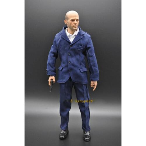 1:6th Dark Blue Suit Set ( Coat+ Pants)[not include shirts] For 12" Male Figure
