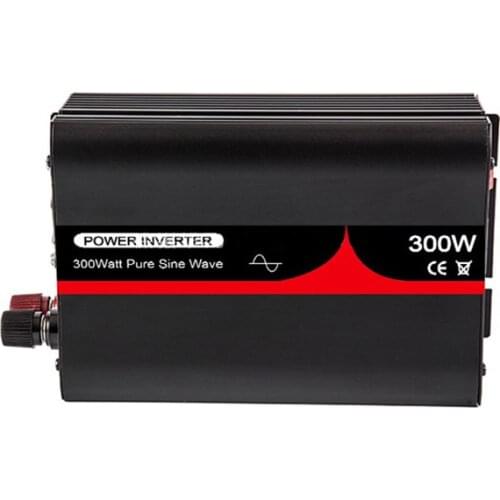 300W Pure Sine Wave Inverter 12V/24V/48V DC to 100V/110V/120V/220V/230V/240V AC 50/60HZ Voltage Transformer Power Inverter