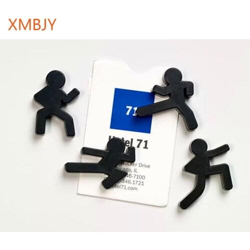 4pc/lot Refrigerator Magnets Fridge Stickers Creative Cartoon Message Sticker Bulletin Board Funny Children Toys Wholesale