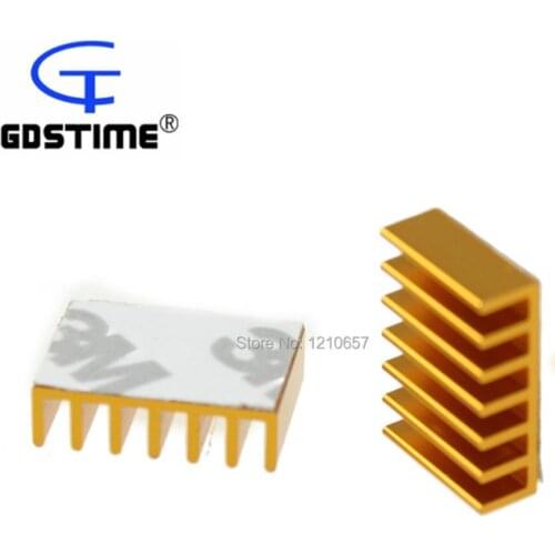 50 Pieces lot Heat sink Cooling Aluminum Heatsink Cooler 20 x 14 x 6mm