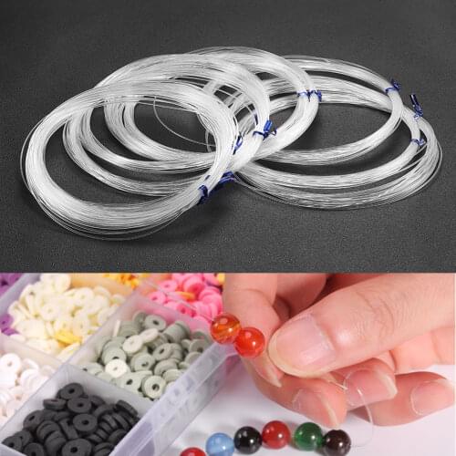 65M Plastic Crystal DIY Beading Stretch Cords Elastic Line Jewelry Making Supply Wire String jeweleri thread String Thread