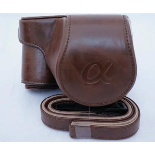 Camera Video Bag PU Case Cover for Sony A6300 A6000 Camera