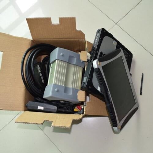 Super mb star c3 diagnosis with software hdd laptop toughbook cf-19 touch screen ram 3g full set ready to use 2 years warranty