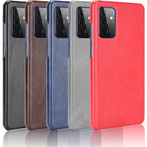 For Samsung Galaxy A52 5G Luxury Litchi Striae PU Leather Hard Back Cover Case For Samsung A72 5G A 52 A 72 Phone Cases