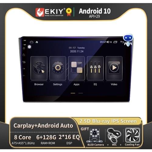 EKIY 6G 128G Blu-ray IPS Android 10 Autoradio For Mazda CX9 CX-9 CX 9 TB 2006-2016 Car Radio Mutimedia Player Navi GPS no 2 din