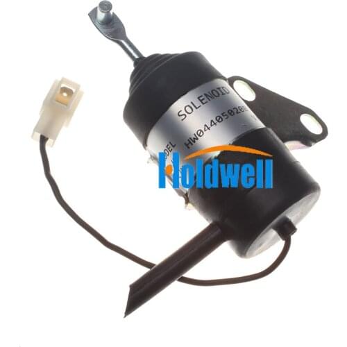 Holdwell Fuel Shut Off Solenoid 16851-60014 for Kubota BX2230D RTV900R RTV900T B7410D BX1500D BX1800D Z482 Z602 D722 D902 12Vdc