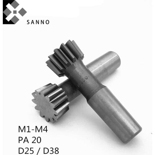 Taper shank gear cutter pressure angle PA20 D25mm / D38mm M1 - M4 straight tooth involute hob cutting tool