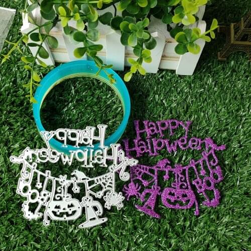 Happy Halloween ghost design metal cutting mould, funny picture scrapbook card DIY decoration new