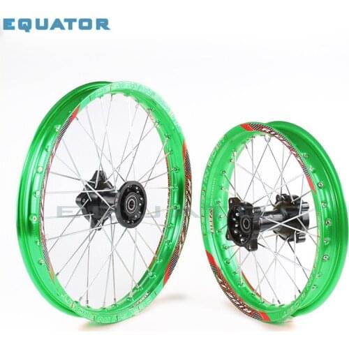 Motorcycle 12 14 wheel 12mm 15mm Front 1.40x14" inch Rear 1.85x12" inch aluminium Alloy Wheel Rim For 160cc 150CC Dirt Pit bike