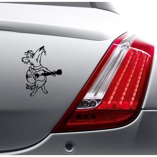 GITAR DOG STICKER computer Bumper Van Window Laptop JDM VINYL DECALS STICKERS