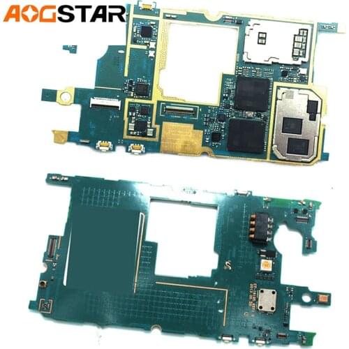 Original Unlocked With Chips Mainboard For Samsung Galaxy S4 Mini I9195 LTE Motherboard Flex Cable Europe Version Logic Boards