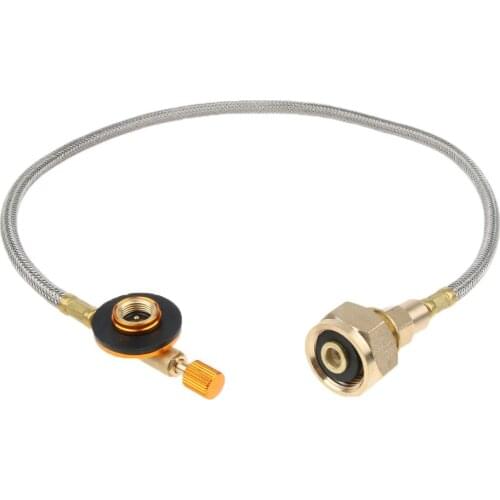 Propane Adapter Hose Converter Replacement for Cylinder Tank Connector, Portable Propane Tank Nozzle Valve Pipe Parts