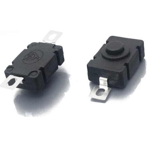 JOYING LIANG 250V 1.5A Flashlight Switch 28A-9.5 SMD Power ON/OFF Self-Locking Button Switch (10PCS/LOT)