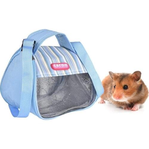 Pet Carrier Bag Hamster Breathable Portable Hangbag Travel Backpack for Rat Hedgehog Chinchilla Ferret Sleeping Hanging