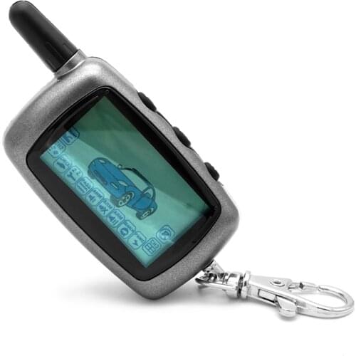 2-way A6 LCD Remote Controller Key Fob Chain A6 remote for russian Version Vehicle Security For Car Alarm System Starline A6