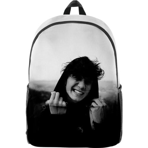 2021 JADEN HOSSLER Angel and Demon Men/Women Backpack Oxford School Bag High Capacity Teenager Print Child Bag Travel Backpack