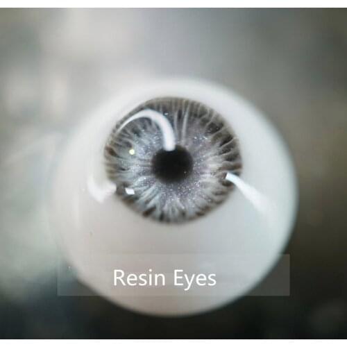 Gray Doll Eyes/Safety Eyes/Doll Parts/Bjd Eyes/Craft Eyes/Resin Eyes for 1/3 1/4 1/6 BJD Doll,Eyes for toys