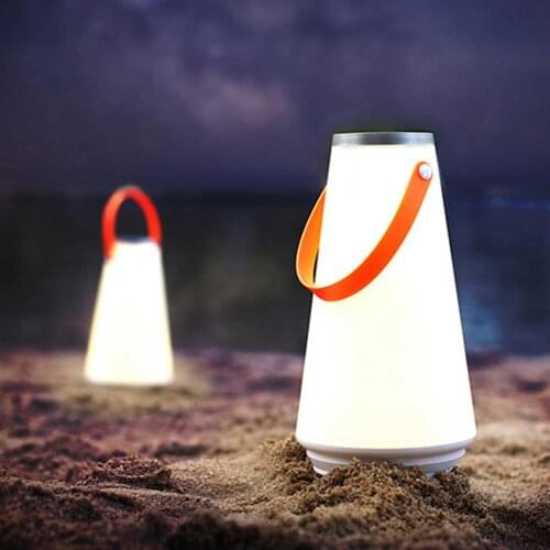 Tent Lantern Dimmable Night Light Desk USB Charge Touch Dimmable Lamp Switch Home LED Night Light Reading Bedroom
