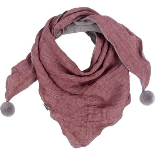 Baby Girls Triangle Scarves Spring Autumn Winter Boys Girls Shawl Children Cotton Neck Collars Warm Kids Neckerchief