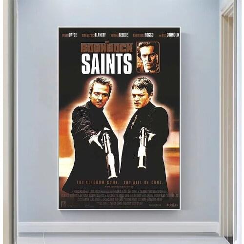 V0910 The Boondock Saints Vintage Classic Movie Wall Silk Cloth HD Poster Art Home Decoration Gift