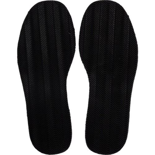 1 Pair DIY Stick On Full Soles Heel Palm Shoe Repair Anti-Slip Grip-rubber Pads - 29X11.5X0.2Cm