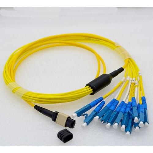 1pcs MPO-LC Optic Fiber Jumper 10 Gigabit Single-Mode 12-Core 40G Fiber jumper Module Connector MTP Fiber Switch Cable Special
