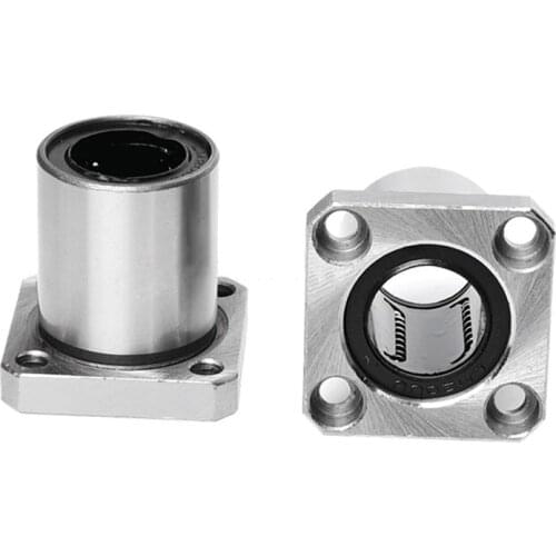 10pcs flange linear bearing LMK6UU LMK8UU LMK10UU LMK12UU LMK13UU LMK16UU LMK20UU LMK8LUU 8mm for linear rod CNC 3D printer