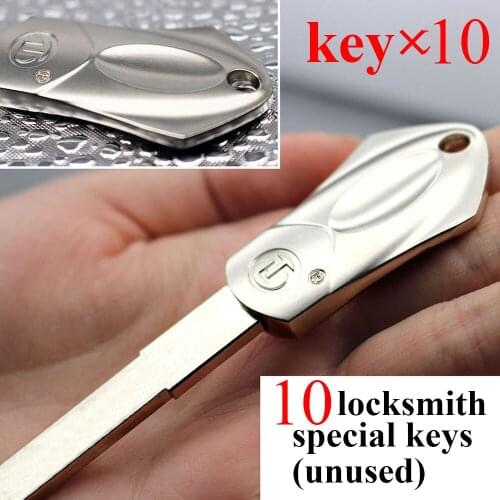 10 locksmith special keys (unused) Key embryo