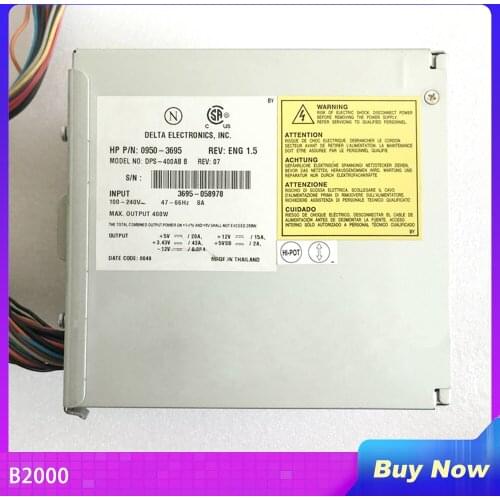 100% test for power supply for B2000 0950-3695 DPS-400AB B 400W Work Good