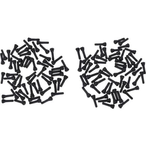 200 Pieces Tire Valve Rod Rubber + Metal Suitable For MTB Rims