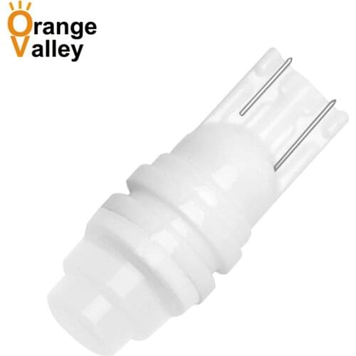 400Pcs Ceramic T10 W5W LED Bulb 194 168 Led Car Interior Lights Wedge Side marker Clearance Auto Lamp DC 12V 24V