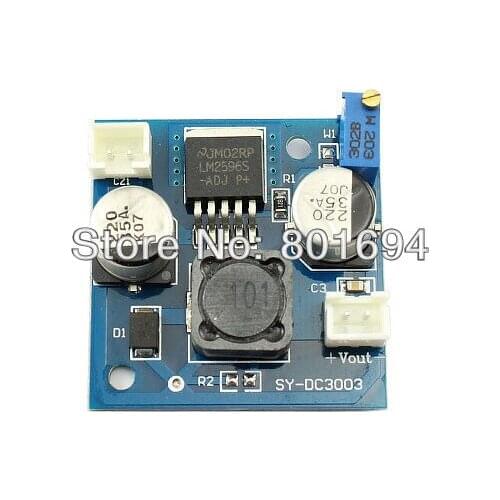 50 Pcs/Lot DC-DC Adjustable Step-Down Voltage Regulator Power Supply Module 3-35V to 1.23V-33V 3A 20W LM2596
