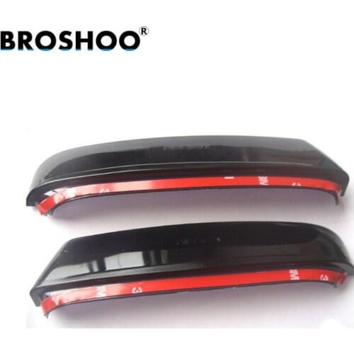BROSHOO 2Pcs/lot Car Rearview Side Mirror Rain Shield Sticker Auto Rain Eyebrow Decoration Car Styling For Chevrolet Malibu