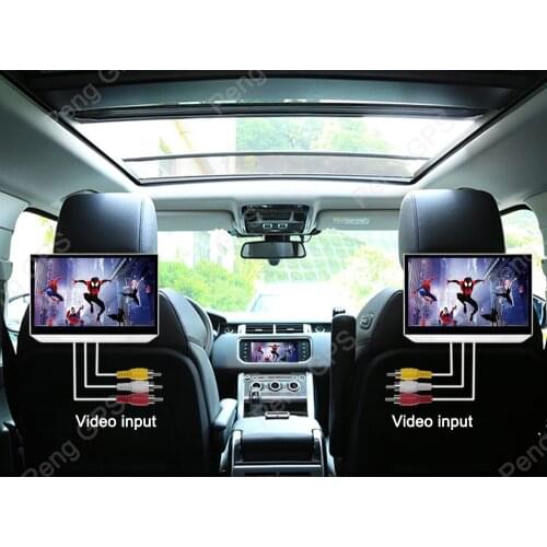 Car Headrest Monitor 1080P Touch Ccreen WIFI Bluetooth Car display HDMI USB ultra-thin MP5 Video Player 13.3" 8 Core Android 7.1