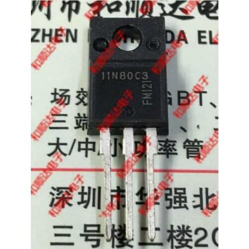 Free shipping 20PCS 11N80C3 SPA11N80C3 TO-220F 800V 11A