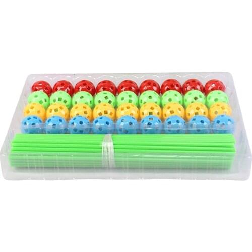 Kids Construction Fort Building Kit 87pcs Forts Builder Creative Ball Rod