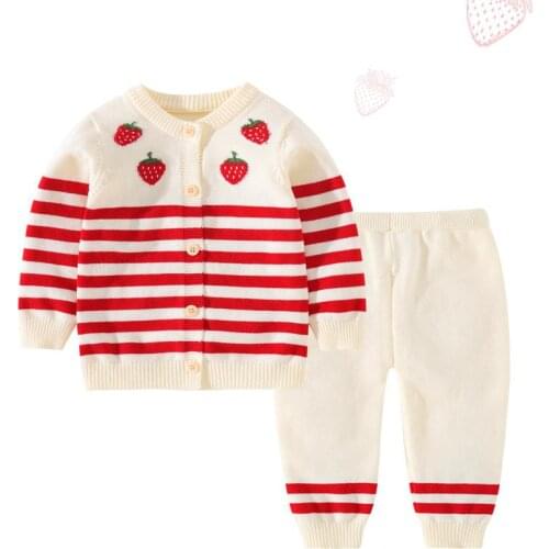 Cotton Baby Autumn Suit Long Sleeved Fashion Cartoon Clothes Newborn Baby One Year Birthday Clothing Girl Soft Outfits Boys Set
