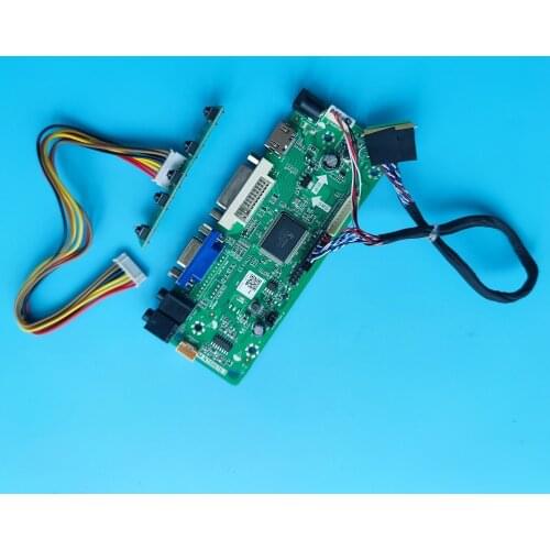 Kit For B133XW03 V0 40pin LVDS HDMI VGA DVI Panel LED LCD 13.3" Controller board Screen Monitor Audio card DIY 1366X768