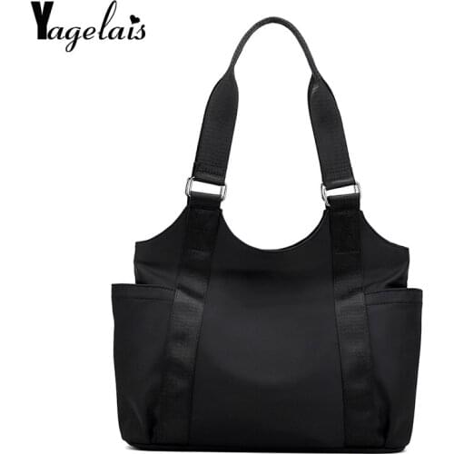Fashion Waterproof Women Handbag Casual Large Shoulder Hobos Bag Nylon Big Capacity Tote Luxury Top-handle Design Crossbody Bag