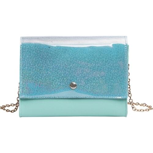 Fashion Handbags Chain Clutch Crossbody Mini Purse Gift Casual Transparent Phone Summer Adjustable Strap Women Shoulder Bag