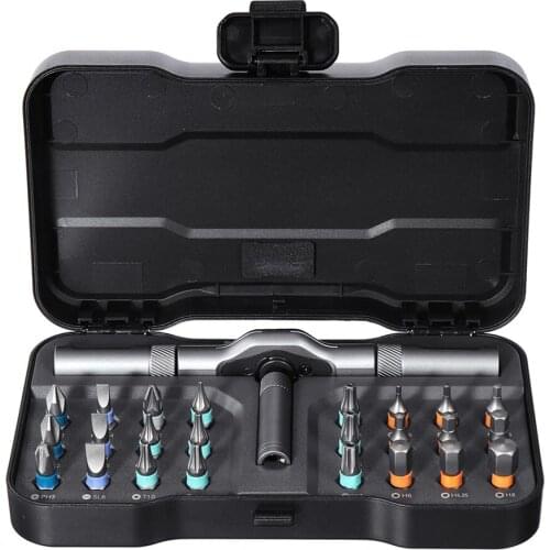 DUKA RS1 24 in 1 Screwdriver Set Ratchet Wrench Screw driver Kit S2 Magnetic Bits Tools Set DIY Household Repair Tools